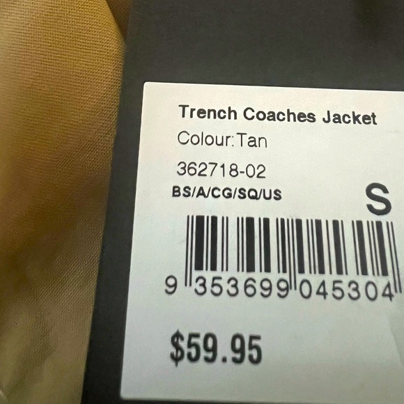 Men’s Button Up Trench Coat - Picture 2 of 3